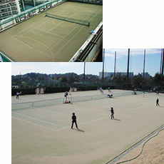 テニスコート画像